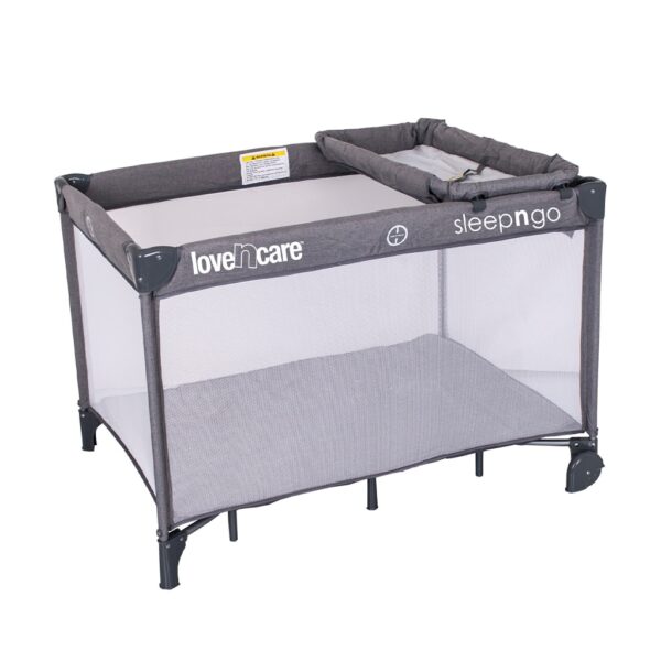 Love N Care Playland Travel Cot – Nero
